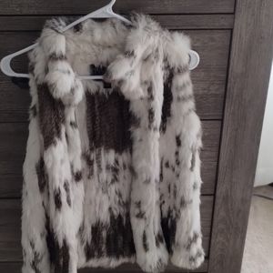 Wilson's Leather Rabbit fur Vest